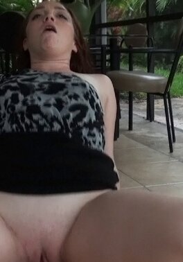 Danica James gets fucked hard outdoors and receives a messy facial
