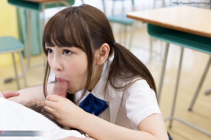 Innocent Asian girl has full mouth of sperm after sucking teacher's dick