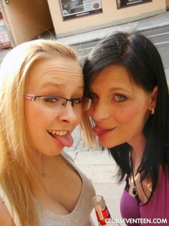 Nerdy girl and friend upload photos to the internet hoping to hook up with guys