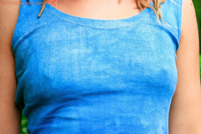 All natural girl with dreadlocks showing her bush and pits
