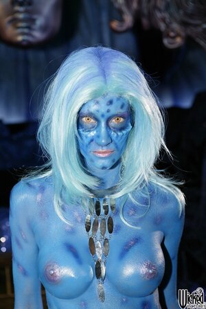 Spacenuts spoof shows babe that is blue and ready to fuck you