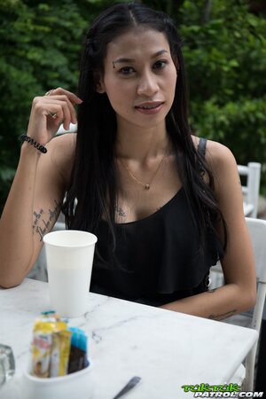 Newcy Thai gets her exotic pussy smashed by a white dick