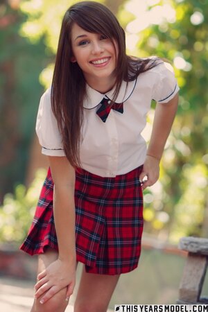 Adorable Marissa May is going to flash boobies and get off