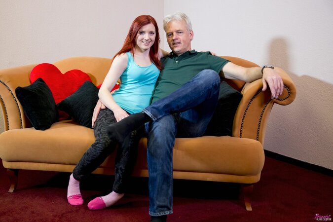 Flaming redhead Vanessa Shelby works out her daddy issues