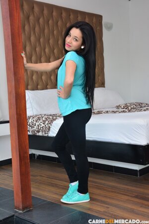 Scene starts with her already touching herself, desperate