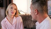 Thick blonde is eaten out and fucked by a muscular DILF