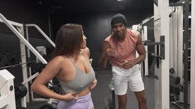 Late-evening gym encounter with BBC-ready Funsized Megan