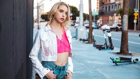 A sexy blonde with a fat ass is fucked anally by a BWC