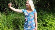 Lovita Fate masturbating and taking selfies in the woods