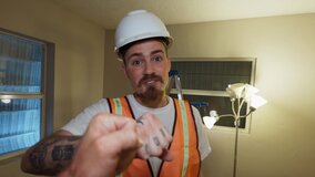 Facial for a girl who has sex with one of her coworkers