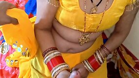 A hot Indian with a fat ass is banged by her husband
