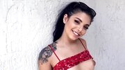 Lovely Latina chick for money rides hard cock in public