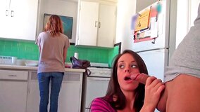 Cutie gets revenge on her roommate for stealing her man