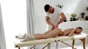 Kristof Cale gives a steamy hot massage to Rebecca Volpetti