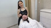 Cute maid Amalia Davis takes an offer from Porno Dan