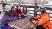 Horny girls being kinky girls as well after snowboarding