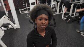 Astonishing ho craves fuck and creampie in gym from friend