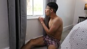 Crystal Rush masturbates sand lets her stepson do her